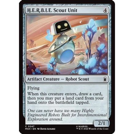 H.E.R.B.I.E. Scout Unit (MSH-247) - Marvel Super Heroes Foil