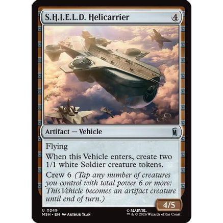 S.H.I.E.L.D. Helicarrier (MSH-249) - Marvel Super Heroes Foil