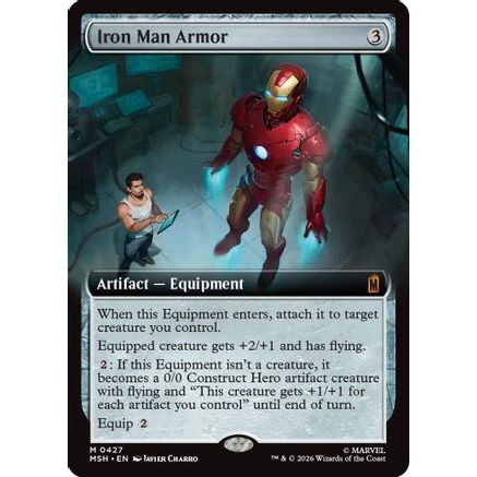 Iron Man Armor (Extended Art) (MSH-427) - Marvel Super Heroes Foil