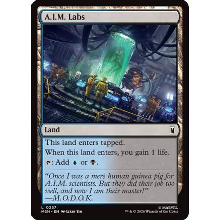 A.I.M. Labs (MSH-257) - Marvel Super Heroes