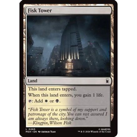 Fisk Tower (MSH-265) - Marvel Super Heroes Foil