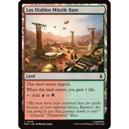 Los Diablos Missile Base (MSH-270) - Marvel Super Heroes