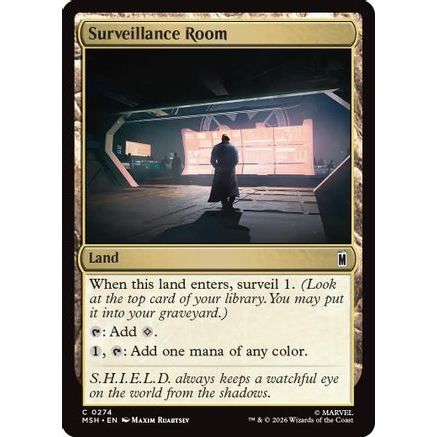Surveillance Room (MSH-274) - Marvel Super Heroes