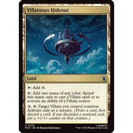 Villainous Hideout (MSH-276) - Marvel Super Heroes Foil