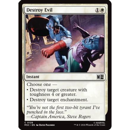 Destroy Evil (MSC-128) - Commander: Marvel Super Heroes