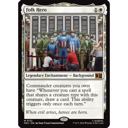 Folk Hero (MSC-132) - Commander: Marvel Super Heroes