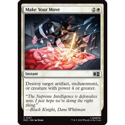 Make Your Move (MSC-137) - Commander: Marvel Super Heroes