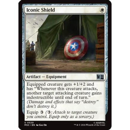 Iconic Shield (MSC-520) - Commander: Marvel Super Heroes