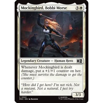 Mockingbird, Bobbi Morse (0522) (MSC-522) - Commander: Marvel Super Heroes Foil