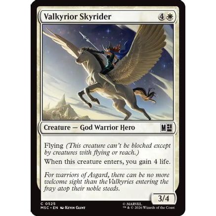Valkyrior Skyrider (MSC-525) - Commander: Marvel Super Heroes Foil
