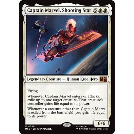 Captain Marvel, Shooting Star (MSC-589) - Commander: Marvel Super Heroes
