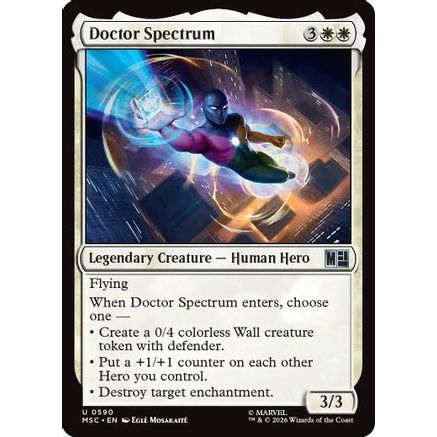 Doctor Spectrum (MSC-590) - Commander: Marvel Super Heroes Foil