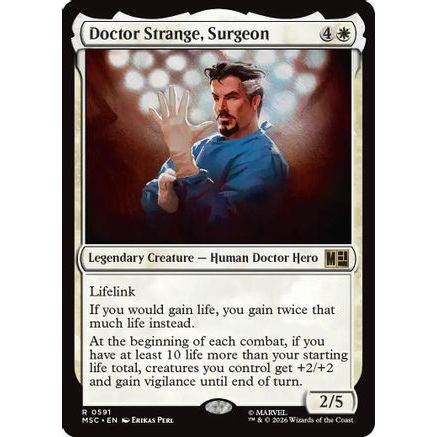 Doctor Strange, Surgeon (MSC-591) - Commander: Marvel Super Heroes