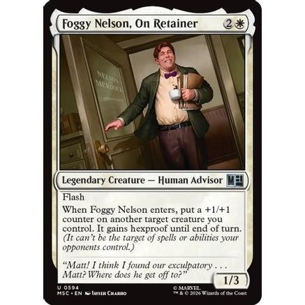 Foggy Nelson, On Retainer (MSC-594) - Commander: Marvel Super Heroes