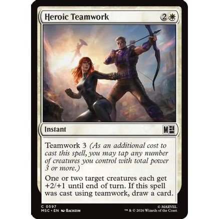 Heroic Teamwork (MSC-597) - Commander: Marvel Super Heroes