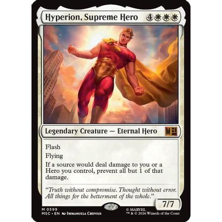 Hyperion, Supreme Hero (MSC-599) - Commander: Marvel Super Heroes
