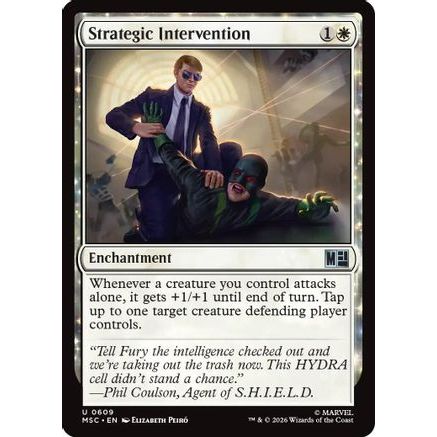Strategic Intervention (MSC-609) - Commander: Marvel Super Heroes Foil