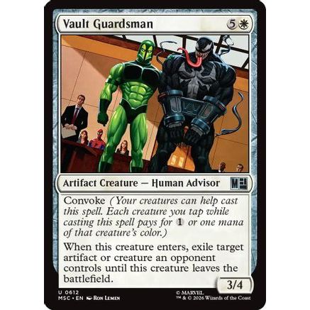 Vault Guardsman (MSC-612) - Commander: Marvel Super Heroes Foil