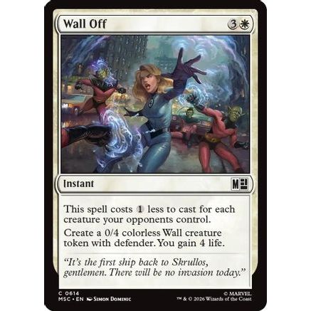 Wall Off (MSC-614) - Commander: Marvel Super Heroes Foil