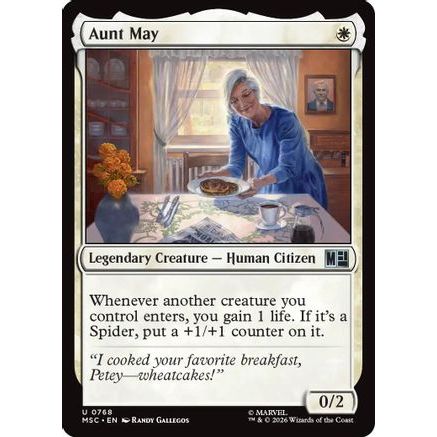 Aunt May (MSC-768) - Commander: Marvel Super Heroes Foil