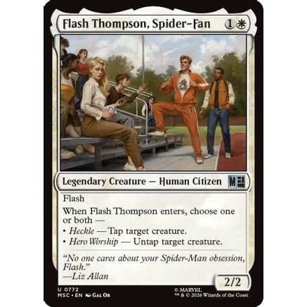 Flash Thompson, Spider-Fan (MSC-772) - Commander: Marvel Super Heroes