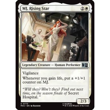 MJ, Rising Star (MSC-773) - Commander: Marvel Super Heroes