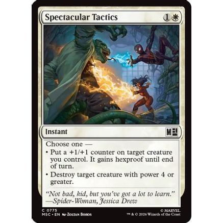 Spectacular Tactics (MSC-775) - Commander: Marvel Super Heroes