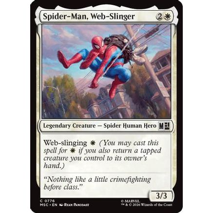 Spider-Man, Web-Slinger (MSC-776) - Commander: Marvel Super Heroes Foil