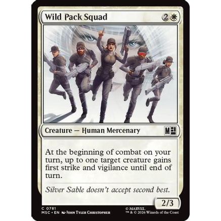 Wild Pack Squad (MSC-781) - Commander: Marvel Super Heroes Foil