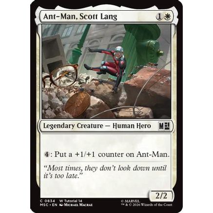 Ant-Man, Scott Lang (MSC-834) - Commander: Marvel Super Heroes