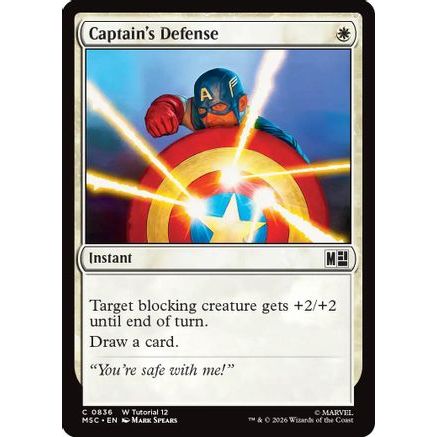 Captain's Defense (MSC-836) - Commander: Marvel Super Heroes