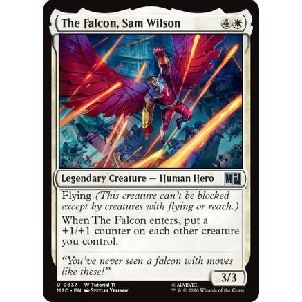 The Falcon, Sam Wilson (MSC-837) - Commander: Marvel Super Heroes