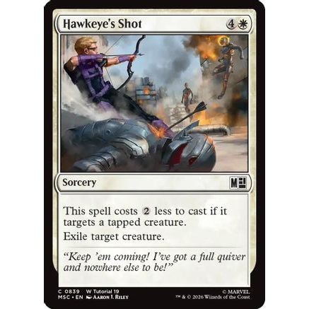 Hawkeye's Shot (MSC-839) - Commander: Marvel Super Heroes