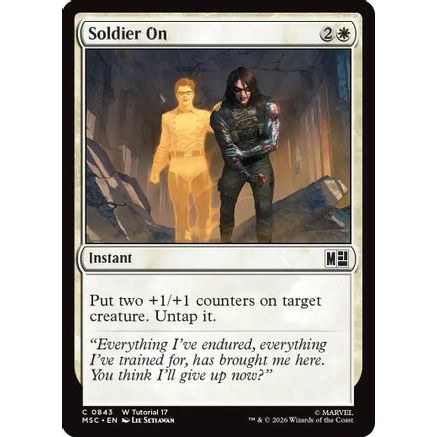 Soldier On (MSC-843) - Commander: Marvel Super Heroes