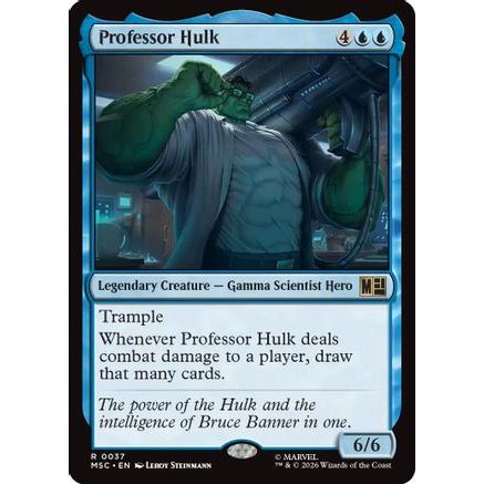 Professor Hulk (MSC-037) - Commander: Marvel Super Heroes