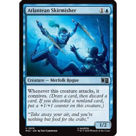 Atlantean Skirmisher (MSC-616) - Commander: Marvel Super Heroes Foil