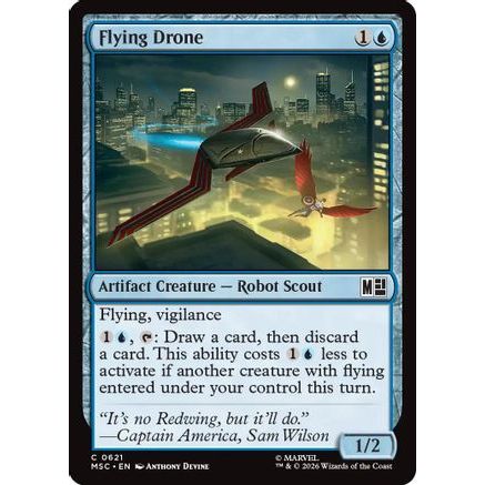 Flying Drone (MSC-621) - Commander: Marvel Super Heroes