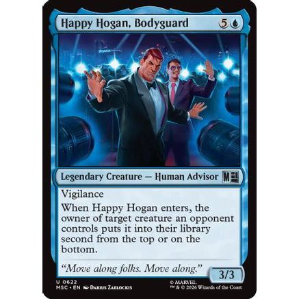 Happy Hogan, Bodyguard (MSC-622) - Commander: Marvel Super Heroes