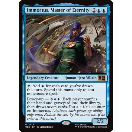Immortus, Master of Eternity (MSC-623) - Commander: Marvel Super Heroes Foil