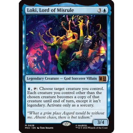 Loki, Lord of Misrule (MSC-628) - Commander: Marvel Super Heroes