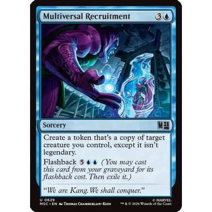 Multiversal Recruitment (MSC-629) - Commander: Marvel Super Heroes