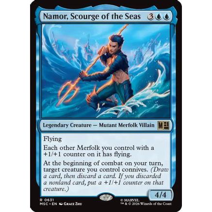 Namor, Scourge of the Seas (MSC-631) - Commander: Marvel Super Heroes