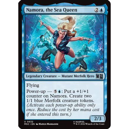 Namora, the Sea Queen (MSC-632) - Commander: Marvel Super Heroes Foil