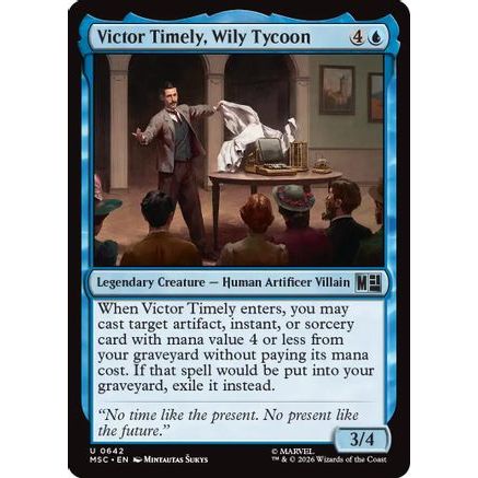 Victor Timely, Wily Tycoon (MSC-642) - Commander: Marvel Super Heroes Foil