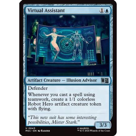 Virtual Assistant (MSC-643) - Commander: Marvel Super Heroes