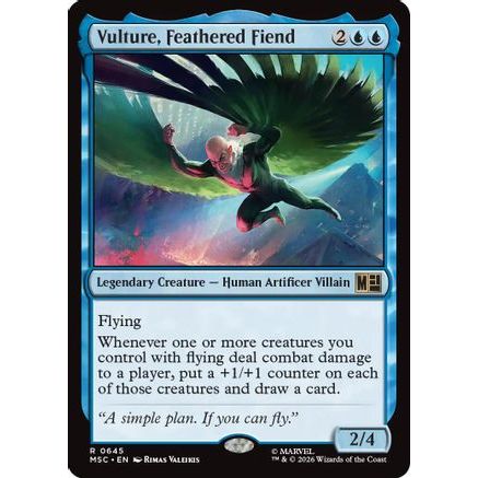 Vulture, Feathered Fiend (MSC-645) - Commander: Marvel Super Heroes