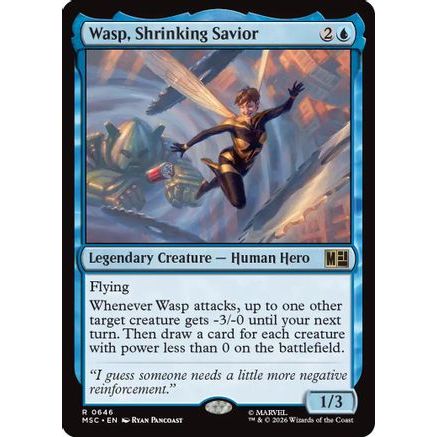 Wasp, Shrinking Savior (MSC-646) - Commander: Marvel Super Heroes