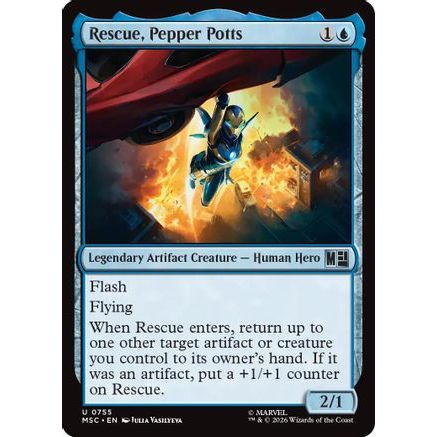 Rescue, Pepper Potts (MSC-755) - Commander: Marvel Super Heroes Foil