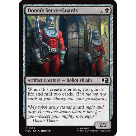 Doom's Servo-Guards (MSC-535) - Commander: Marvel Super Heroes Foil