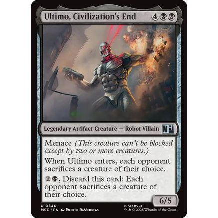 Ultimo, Civilization's End (MSC-540) - Commander: Marvel Super Heroes